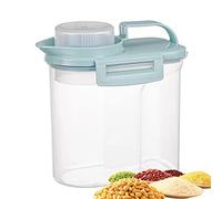 Contenedor De Almacenamiento De Cereales | Recipientes Alimentos De Cocina | Contenedor De Arroz Con Taza Medidora | Cajas De Almacenamiento Sin BPA Para Cereales, Arroz, Avena, Harina, Soja, Grano