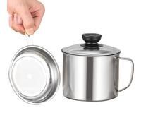 Contenedor de almacenamiento de grasa de cocina, Tarro duradero Tanque de de cocina de gran capacidad | Solución de almacenamiento de con camping para café Uso para la organización