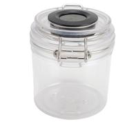 Contenedor de Almacenamiento de Pegamento para Extensión de Pestañas, Pantalla de Humedad y Temperatura de 200 Ml, Tarro de Almacenamiento de Pegamento para Pestañas Sellado a