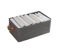 Contenedor de Almacenamiento de Ropa Plegable con Tecnología Catiónica Estructura de Marco de Acero Organizador de Ropa para Armario de Dormitorio Gris