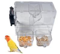 Contenedor de Almacenamiento de Semillas para pájaros, Accesorios Transparentes para comedero de pájaros de Grano pequeño, procesador de Semillas Alimentado por USB fácil de Limpiar y extraíble