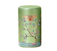 Contenedor de almacenamiento de tés para el hogar, lata de caramelos, recipiente de té vintage con tapa, caja de estilos chinos, multifuncional, decoración del hogar, té