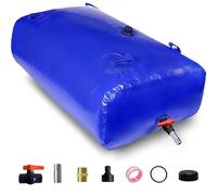 Contenedor de Almacenamiento de Vejiga de Agua 1400 L/370 Galones, Tanque Portátil Plegable de Gran Capacidad, Bolsa Suave, Resistencia a la Sequía y Prevención de Incendios
