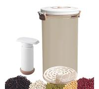 Contenedor De Almacenamiento Hermético - Soporte De Vacío Impermeable A Prueba De Fugas, Apto Para Microondas, Apilable, Cocina Reutilizable | Alimentos Transparentes Con Bomba Para Organización De De