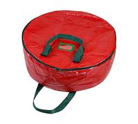 Contenedor de almacenamiento para corona de Navidad, bolsa impermeable de 60/75/90 cm para coronas artificiales de Navidad y guirnaldas, bolsas de almacenamiento fáciles para decoración con cremallera