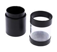 Contenedor de almacenamiento vacío para pintalabios, pinzas y brochas de maquillaje, color rosa, Black, 15.1 x 6.7cm, como se muestra en la