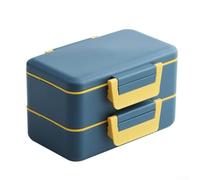 Contenedor de almuerzo aislado sellado diseñado para porciones saludables, ideal para bolsas de gimnasio o actividades al aire libre (Moranti, azul)