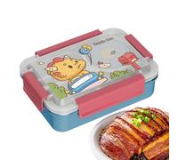 Contenedor de almuerzo - Paquete de aperitivos On The Go Kids Bento Box Kit de almuerzo reutilizable, contenedores de almacenamiento de acero inoxidable | Lonchera a prueba de fugas, contenedor de