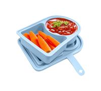 Contenedor de aperitivos y salsas, recipientes para condimentos y salsas, cajas de preparación de comidas a prueba de fugas, control de porciones, suministros de almacenamiento de alimentos para