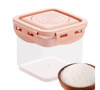 Contenedor De Azúcar Moreno - Tarro Ahorrador De Azúcar, Almacenamiento Hermético De Alimentos | Botes Organizadores De Despensa Para Una Fácil Visualización Del Contenido, Mientras Que La Construcció