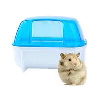 Contenedor de baño de para hámster, casa de baño de polvo de chinchilla, de para hámster, inodoro desmontable, accesorios para enanos, jerbos, ratones
