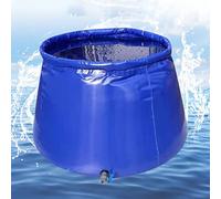 Contenedor de barril de agua plegable de emergencia con espiga para preparación de desastres, tanque de almacenamiento de agua portátil para remolque de camping con tapa