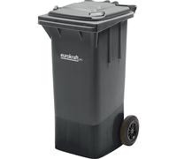 Contenedor de basura de plástico DIN EN 840 eurokraft pro, capacidad 120 l, A x H x P 505 x 1005 x 555 mm