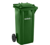 Contenedor de basura de plástico DIN EN 840 eurokraft pro, capacidad 120 l, A x H x P 505 x 1005 x 555 mm