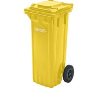 Contenedor de basura de plástico DIN EN 840 eurokraft pro, capacidad 80 l, A x H x P 448 x 932 x 514 mm