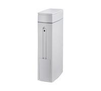 Contenedor de basura delgado de 4,5 l, diseño que ahorra espacio | moderno módulo de basura para baño, unidad de almacenamiento perfecto para dormitorio, livinroom cocina, guardería, RV