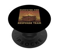 Contenedor De Basura Equipo De Respuesta A Incendios Bombero PopSockets PopGrip Adhesivo