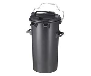 Contenedor de basura modular de plástico con manija y tapa