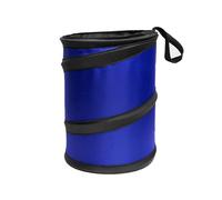Contenedor de basura peque?o plegable port?til e impermeable para autom?viles FH Group, apto para la mayor?a de autos, SUV y camionetas, color azul.
