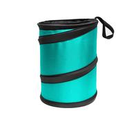Contenedor de basura peque?o plegable port?til e impermeable para autom?viles FH Group, apto para la mayor?a de autos, SUV y camionetas, color menta