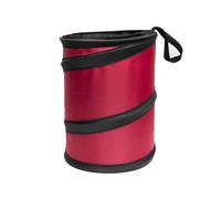 Contenedor de basura peque?o plegable port?til impermeable para autom?viles FH Group, apto para la mayor?a de autos, SUV y camionetas, color rojo