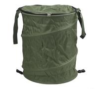 Contenedor de basura plegable portátil para camping, picnic, barbacoa, al aire libre, cubo de basura plegable ligero, contenedor de basura de jardín, bolsa de arena de viaje (es verde)