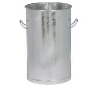 Contenedor de chapa de acero, capacidad 80 l, altura x diámetro exterior arriba 750 x 400 mm, sin tapa