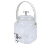 Contenedor de bebidas portátil multiusos con llave de control de flujos, sello de silicona, hervidor de agua fría, esencial y estable, enfriadores de bebidas PET con grifo