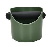 Contenedor de café expreso con tapa antideslizante for verter los posos, compatible DeLonghi y Breville, accesorios for bar cafetería, herramientas barista(A Dark Green 450ml)