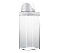 Contenedor de cápsulas de lavandería, dispensador de suavizante de tela, dispensador de detergente para ropa, botella de detergente suavizante, a prueba de fugas, tapa de taza medidora, organización y