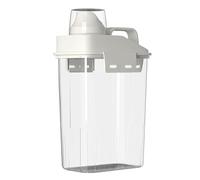 Contenedor de cápsulas de lavandería, soporte de detergente con tapa para cápsula de lavandería, dispensador de perlas de refuerzo de aroma impermeable, organización de lavandería para polvo removedor