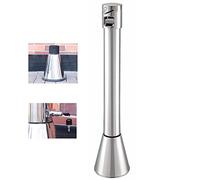 Contenedor de colillas de cigarrillos, cubo de basura de acero inoxidable para uso en exteriores, cenicero de pie para uso en exteriores, contenedor para eliminación de colillas de cigarrillos