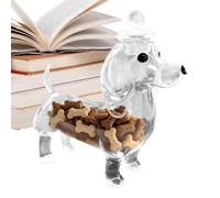 Contenedor De Comida De Gatos - Dispensador Portátil Antifugas Para Snacks - Tarros De Vidrio Almacenaje Premios Mascotas,para harina, pasta, galletas, tiras de carne, hogar, exterior, viaje, adiestra