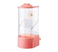 Contenedor de comida grueso para pájaros, alimentador automático para loros con jaula de soporte, solución de alimentación limpia para pájaros pequeños, comedero para pájaros