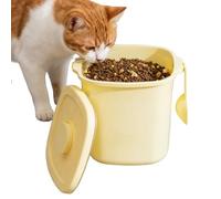 Contenedor de comida para mascotas | de golosinas al vacío de 10 L | Contenedor al vacío a prueba de polvo para comida de perros | para gatos, cachorros, cereales, soja, despensa granero