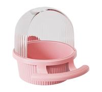 Contenedor de comida para pájaros, tazas de alimentación, de semillas, dispensador de agua para jaula de loros, cacatúas, palomas, almacenamiento duradero y accesorio de alimentación con diseño