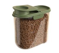 Contenedor De Comida Para Perros: Bóveda Hermética Para Croquetas, Contenedor De Granos Transparente, Dispensador De Bloqueo De Humedad, Recipiente De Gran Capacidad | Depósito De Comida Para Perreras