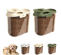 Contenedor de comida para perros - Contenedor de alimentos para mascotas, contenedor de almacenamiento Kibble | Gran hermética comida para perros -Caja de almacenamiento con tapa con cierre 2kg