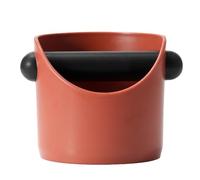 Contenedor De Disco Espresso Knock Box, Contenedor De Posos De Café Antideslizante For Uso En Cafetería Y Hogar, Accesorio De Barista Con Ea(Red)
