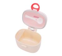 Contenedor de Dispensador de Polvo de Leche Portátil con Cucharada, Dispensador de Fórmula para Bebés sobre la Marcha, Mecanismo de Sellado Seguro para Viajes y Actividades Al