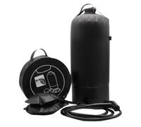 Contenedor de Ducha Portátil Inflable Tanque de Agua Depósito de Enjuague Equipo de Camping Diseño Cilíndrico Alto con Asa para Fácil te y Montaje Rápido Adecuado para Playa Pesca Picnic