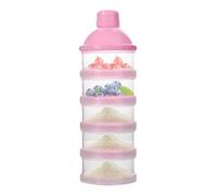 Contenedor de fórmula para llevar,Contenedor de fórmula | Contenedor de FórmulaPortátil - Contenedor de fórmula antiderrames apilable de 5 capas, almacenamiento de leche en polvo para viajar