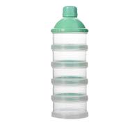 Contenedor de fórmulas, dispensador de leche en polvo,Contenedor portátil para leche en polvo - Recipiente apilable con fórmula de 5 capas, diseño antigoteo para viajes