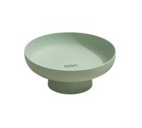 Contenedor de frutas funcional con patrón de tejido abierto que permite la circulación del aire y ayuda a mantener la frescura de los alimentos almacenados en la cocina (verde)