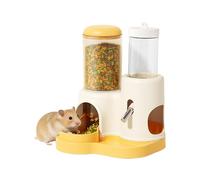 Contenedor de gran capacidad, de agua para hámster, estación integrada de alimentos y agua, de animales pequeños, acrílico reforzado, gestión eficiente del hábitat para uso en