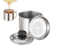 Contenedor De Grasa - Guardián De Aceite | Almacenamiento De Aceite De Cocina De Gran Capacidad, Cocina Casera, Grasas Para Restauración Al Aire Libre, Bistrot, Restaurante Y Viajes