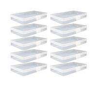 Contenedor de herramientas antiaplastamiento de capacidad, caja de almacenamiento de diseño resistente a la intemperie, estuche rígido para lugares de trabajo, organizadores de cajas de herramientas