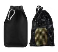 Contenedor de Jabón de Viaje Bolsa, Jabonera de Viaje Impermeable, Bolsa de Viaje para Jabón, Bolsa de Jabón Viaje con Red, Jabonera Baño Portátil para Champú Sólido,Camping,Outdoor & Baño, Waterproof