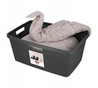 Contenedor de lavandería Curver Yute 46L, antracita