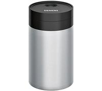 Contenedor de leche aislante Siemens TZ80009N, tapa FreshLock, ahorra espacio, 0,5 L, acero inoxidable